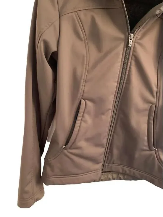 Patagonia Women's Jacket Long Sleeves Size Medium Chocolate Brown Full Zip - Picture 4 of 9